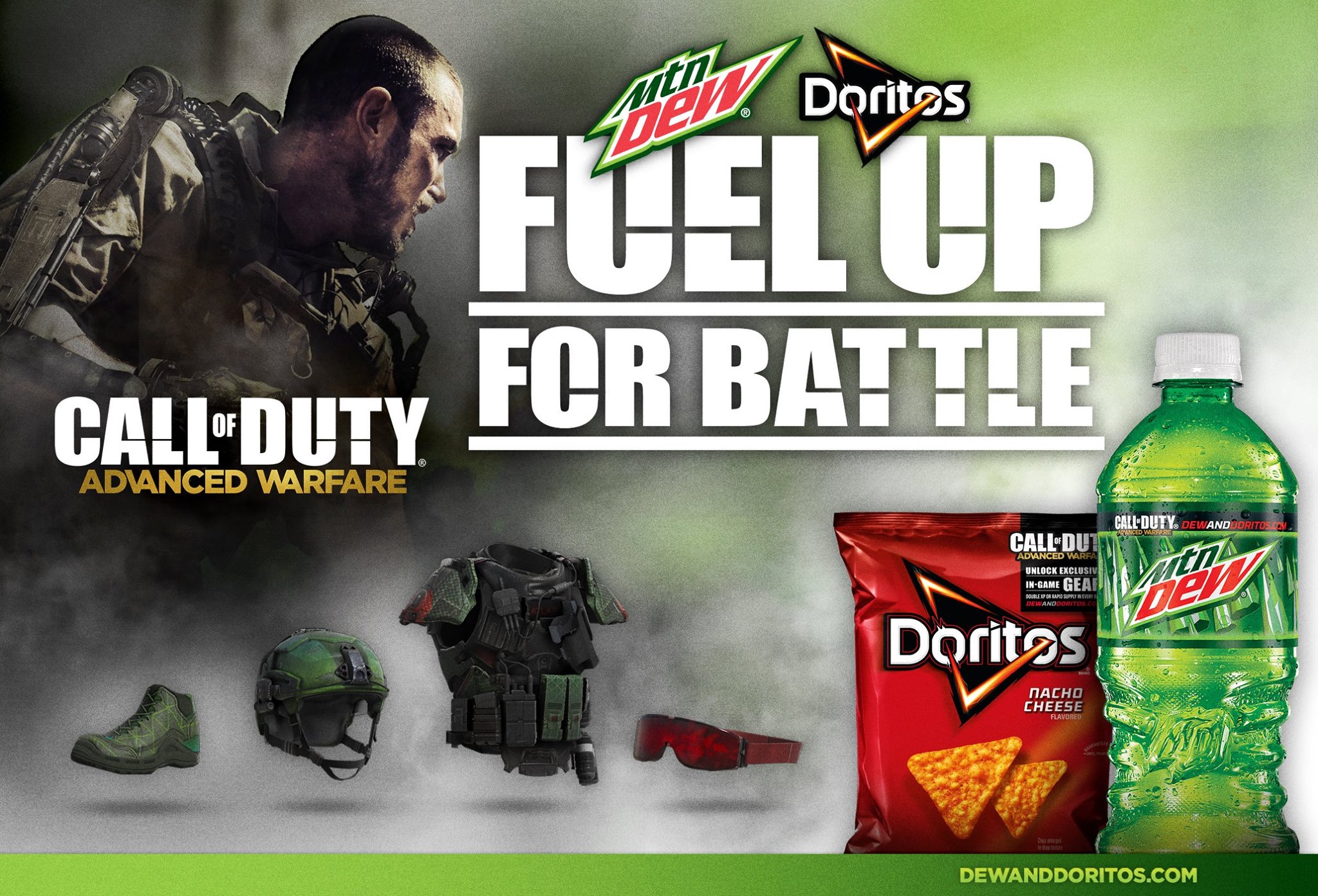 game fuel ad for COD